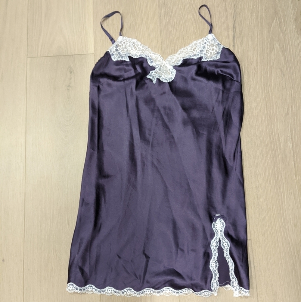 Victoria's Secret deep purple lingerie